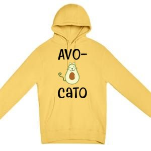 Avocato Cat Avocado Premium Pullover Hoodie