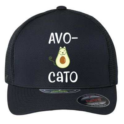 Avocato Cat Avocado Flexfit Unipanel Trucker Cap