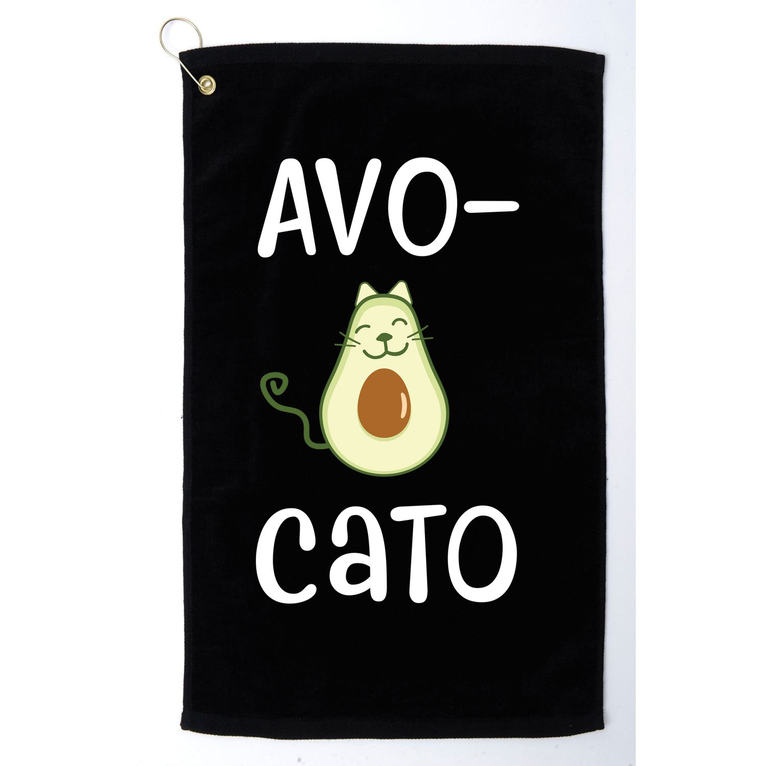 Avocato Cat Avocado Golf Towel
