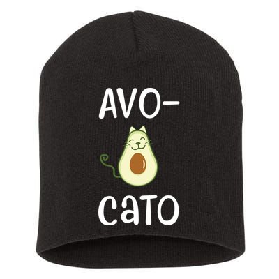 Avocato Cat Avocado Short Acrylic Beanie