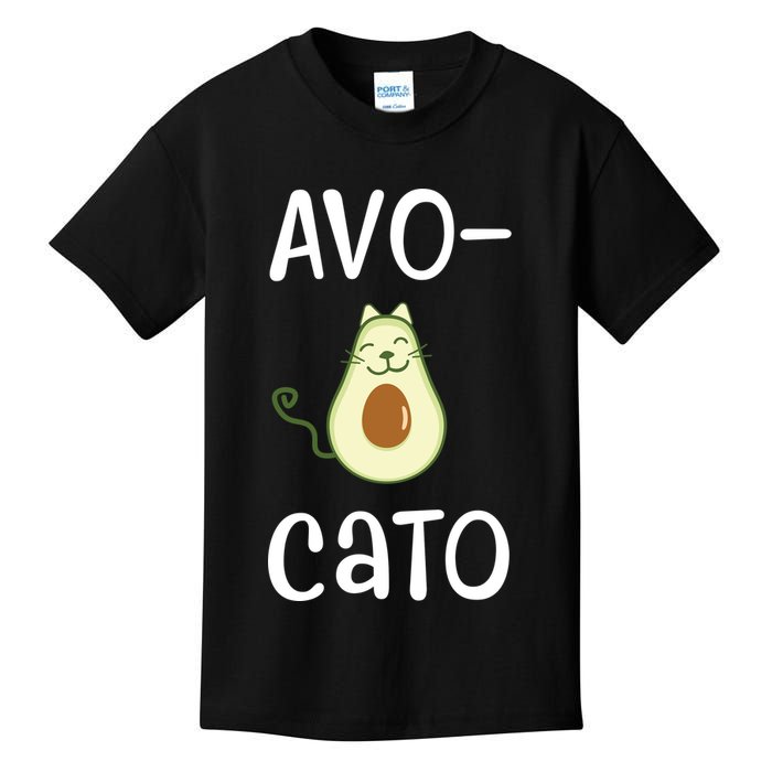 Avocato Cat Avocado Kids T-Shirt