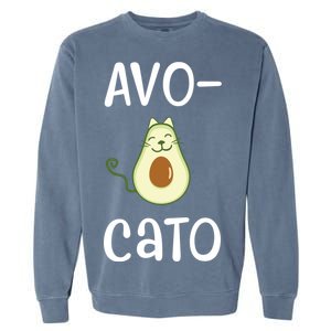 Avocato Cat Avocado Garment-Dyed Sweatshirt