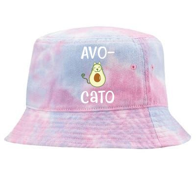 Avocato Cat Avocado Tie-Dyed Bucket Hat