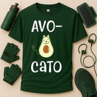 Avocato Cat Avocado Cooling Performance Crew T-Shirt
