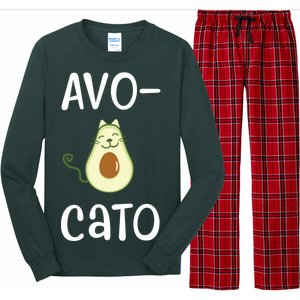 Avocato Cat Avocado Long Sleeve Pajama Set