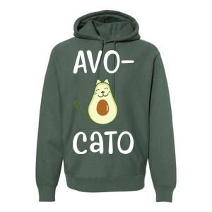 Avocato Cat Avocado Premium Hoodie