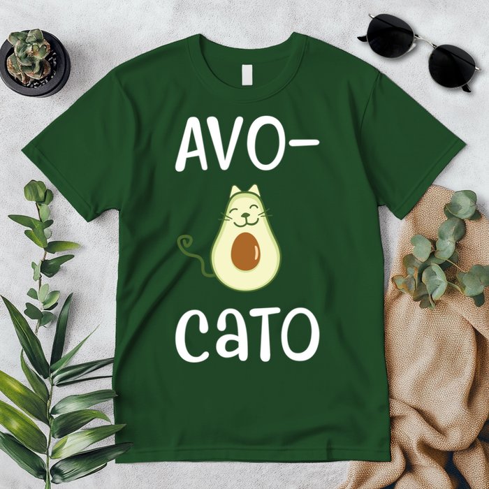 Avocato Cat Avocado Premium T-Shirt