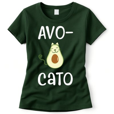 Avocato Cat Avocado Womens T-Shirt