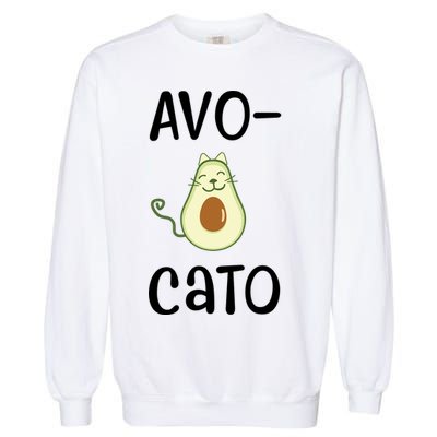 Avocato Cat Avocado Garment-Dyed Sweatshirt