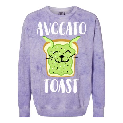 Avocato Toast Colorblast Crewneck Sweatshirt