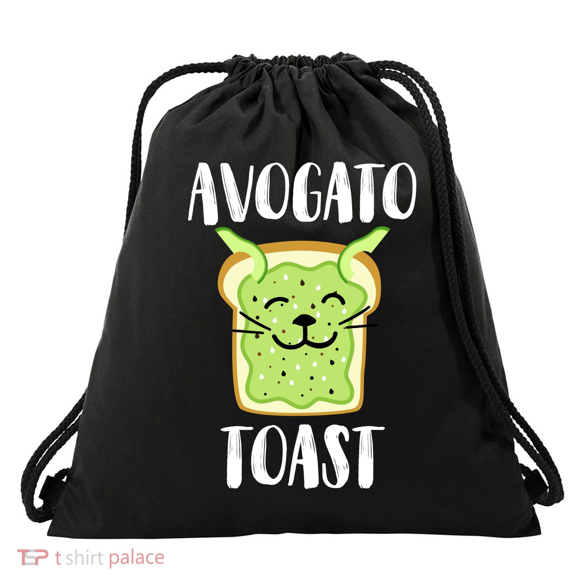 Avocato Toast Drawstring Bag