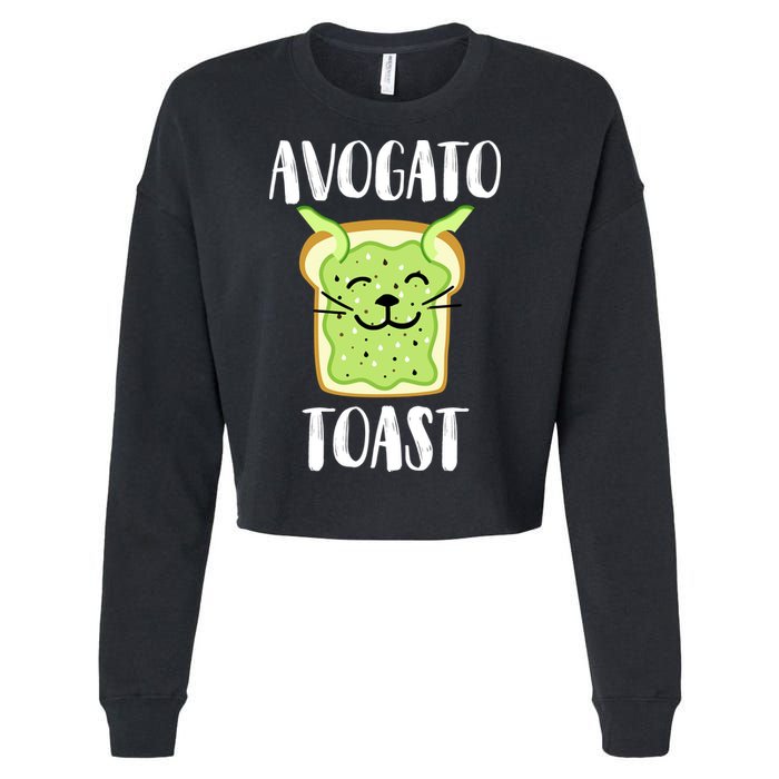 Avocato Toast Cropped Pullover Crew