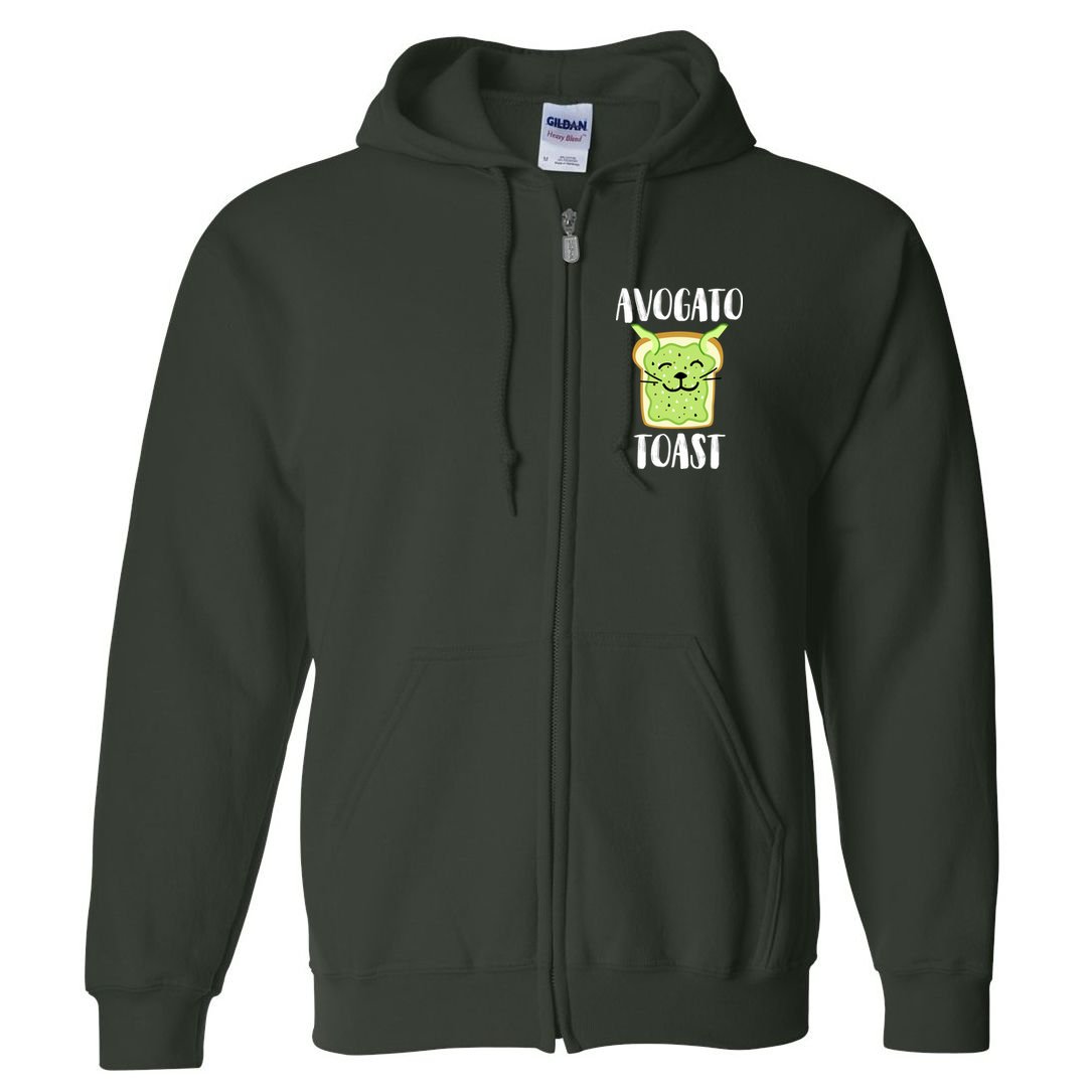 Avocato Toast Full Zip Hoodie