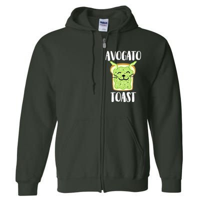 Avocato Toast Full Zip Hoodie