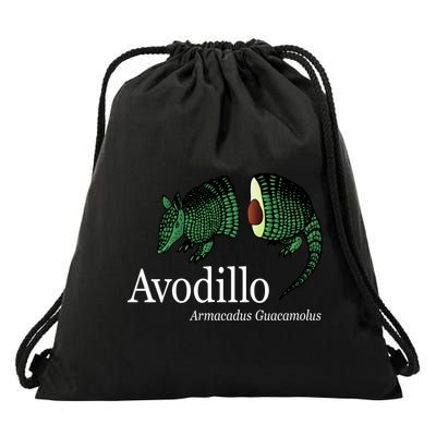 Avodillo Armacadus Guacamolus Armadillo Drawstring Bag