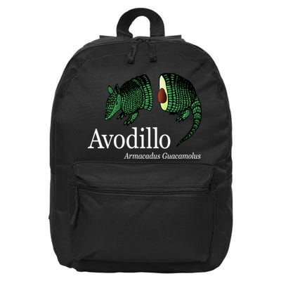 Avodillo Armacadus Guacamolus Armadillo 16 in Basic Backpack