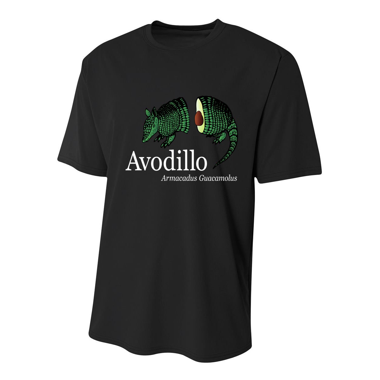 Avodillo Armacadus Guacamolus Armadillo Youth Performance Sprint T-Shirt