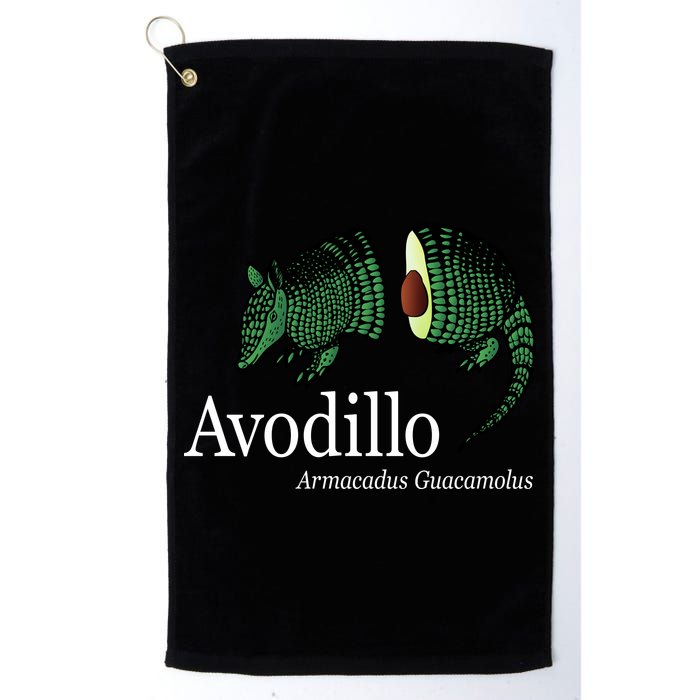 Avodillo Armacadus Guacamolus Armadillo Golf Towel