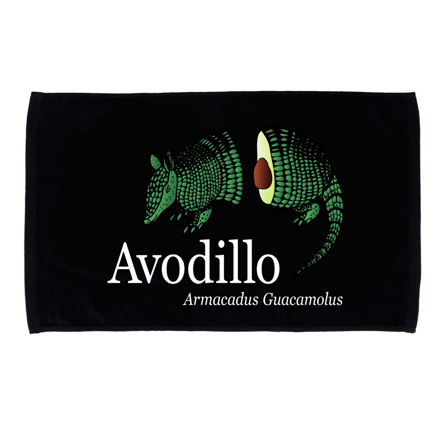Avodillo Armacadus Guacamolus Armadillo Microfiber Hand Towel