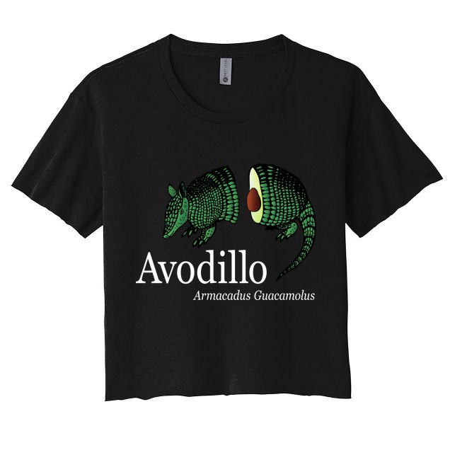 Avodillo Armacadus Guacamolus Armadillo Crop Top
