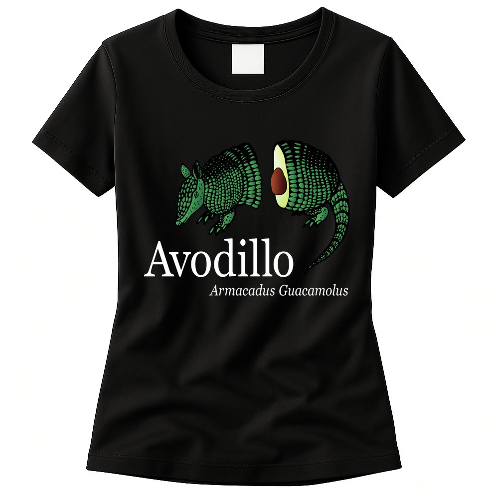 Avodillo Armacadus Guacamolus Armadillo Womens T-Shirt