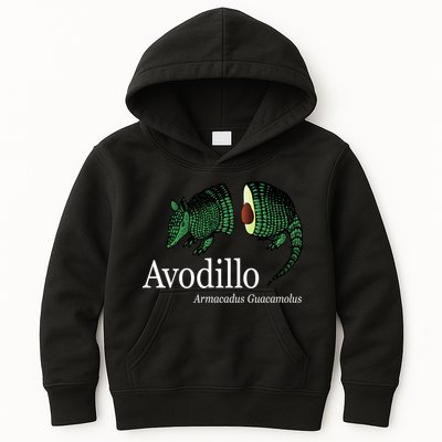 Avodillo Armacadus Guacamolus Armadillo Kids Hoodie