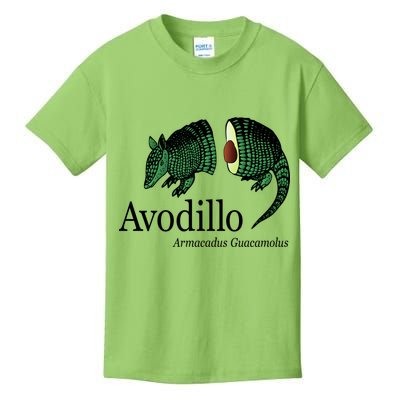 Avodillo Armacadus Guacamolus Armadillo Kids T-Shirt