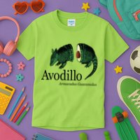 Avodillo Armacadus Guacamolus Armadillo Kids T-Shirt
