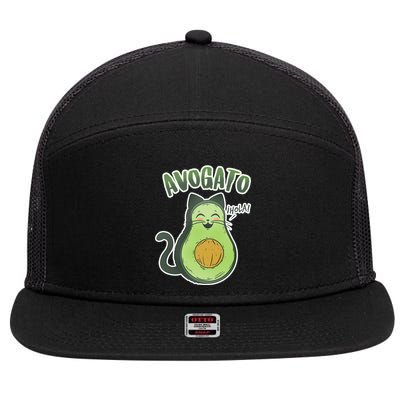 Avogato Cat Hola 7 Panel Mesh Trucker Snapback Hat