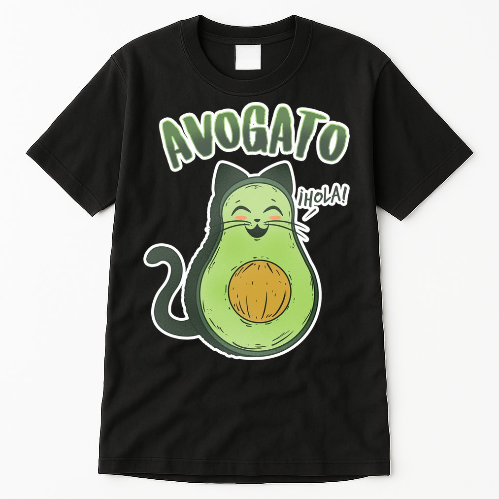 Avogato Cat Hola Tall T-Shirt