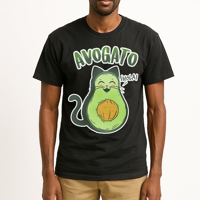 Avogato Cat Hola Tall T-Shirt