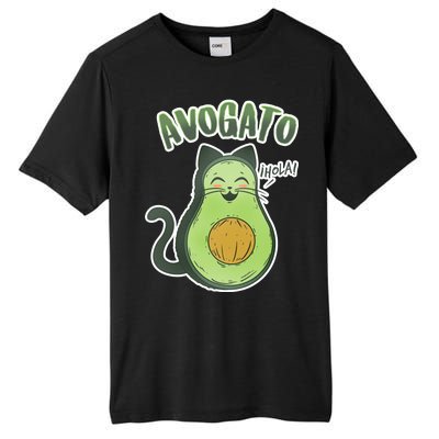 Avogato Cat Hola Tall Fusion ChromaSoft Performance T-Shirt