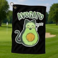 Avogato Cat Hola Golf Towel