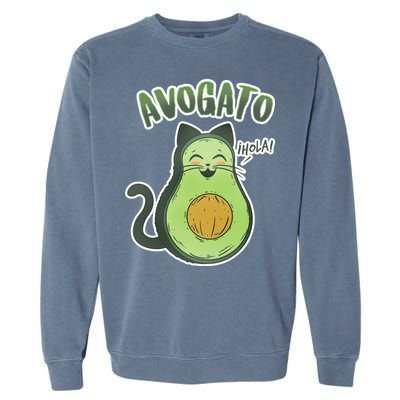 Avogato Cat Hola Garment-Dyed Sweatshirt