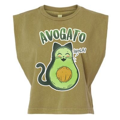 Avogato Cat Hola Garment-Dyed Women's Muscle Tee