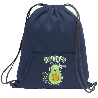 Avogato Cat Hola Sweatshirt Cinch Pack Bag