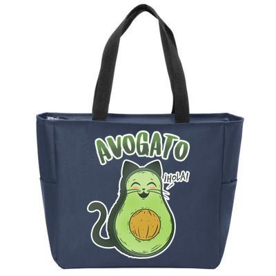 Avogato Cat Hola Zip Tote Bag