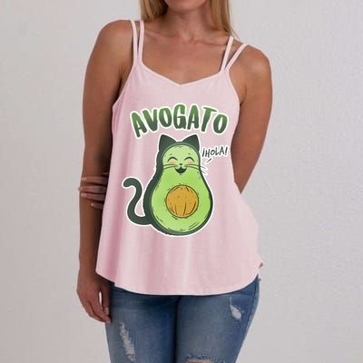 Avogato Cat Hola Women's Strappy Tank