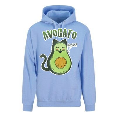 Avogato Cat Hola Unisex Surf Hoodie