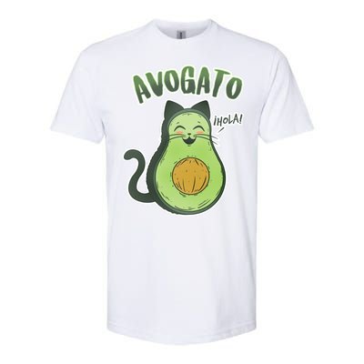 Avogato Cat Hola Softstyle CVC T-Shirt