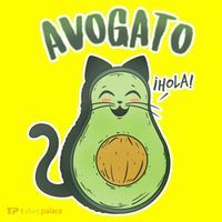Avogato Cat Hola 11oz C Handle Ceramic Mug