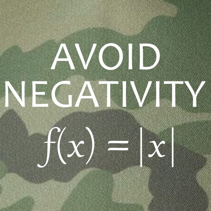 Avoid Negativity Math Joke Legacy Tie Dye Trucker Hat