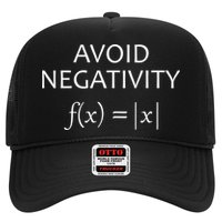Avoid Negativity Math Joke Trucker Hat