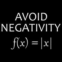 Avoid Negativity Math Joke Women's Knotted Racerback Tank