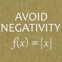 Avoid Negativity Math Joke Garment-Dyed Women's Muscle Tee