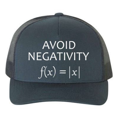 Avoid Negativity Math Joke Yupoong Adult 5-Panel Trucker Hat