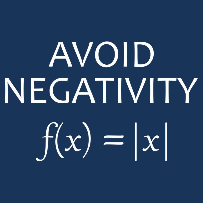 Avoid Negativity Math Joke Beanie