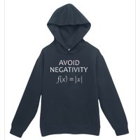 Avoid Negativity Math Joke Urban Pullover Hoodie