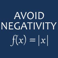 Avoid Negativity Math Joke Magnet