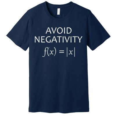 Avoid Negativity Math Joke Premium T-Shirt